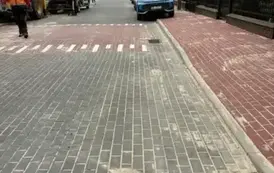 Ulica Moniuszkjest już przejezdna  1