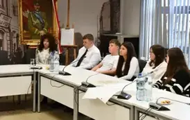 Burmistrz Płońska spotkał się z młodymi radnymi 9