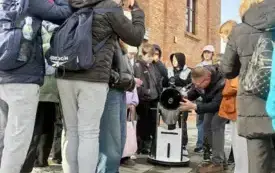 Galeria aktualności Uczniowie z Warszawy z wizytą w Planetarium i Obserwatorium Astronomicznym w Płońsku 1