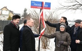 Galeria aktualności Ulica im. Macieja Rataja oficjalnie odsłonięta w Poświętnem 2