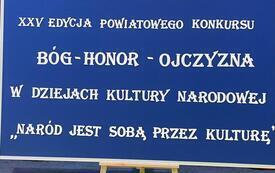 Galeria aktualności Jubileuszowa XXV edycja Konkursu &bdquo;B&oacute;g&ndash;Honor&ndash;Ojczyzna w dziejach kultury narodowej&rdquo; 1