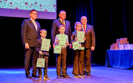 Galeria aktualności Jubileuszowa gala XXV edycji konkursu "B&oacute;g, Honor, Ojczyzna" 24