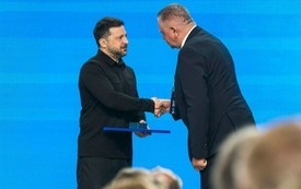 Galeria aktualności Burmistrz Andrzej Pietrasik na Międzynarodowym Szczycie Miast i Region&oacute;w w Ukrainie 1
