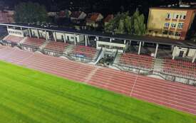 Galeria aktualności Test oświetlenia na Stadionie Miejskim w Płońsku 3