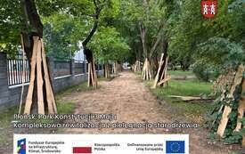 Galeria aktualności Postep prac w Parku Konstytucji 3 Maja  1