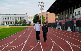 Galeria aktualności Mistrzowska jakość na płońskim stadionie! Lekkoatleci MKS BANK BS Płońsk z wizytą na nowej arenie 9