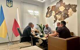 Galeria aktualności Burmistrz Andrzej Pietrasik na obchodach 35-lecia niepodległości Ukrainy w Kijowie 3