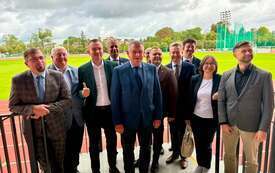 Galeria aktualności Nowy stadion łączy cały region: samorządowcy z powiatu obradowali w sercu płońskiego sportu 1