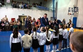 Galeria aktualności Pasowanie na ucznia w Szkole Podstawowej nr 1 im. Bolesława Chrobrego w Płońsku  19