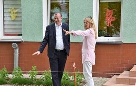 Spotkanie robocze wicemarszałka wojew&oacute;dztwa mazowieckiego Wiesława Raboszuka i burmistrza Andrzeja Pietrasika