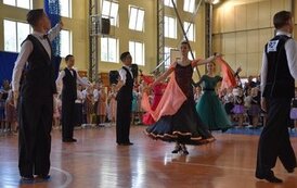 Turniej taneczny Sportowego Klubu Tańca Towarzyskiego start 