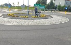 Nowa instalacja na rondzie Unii Europejskiej