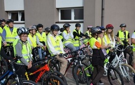 Rajd rowerowy pod hasłem &bdquo;Płońscy cykliści z SP3 ruszają w przygodę&rdquo; 