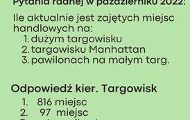 Odpowiedzi dot. Małego Targowiska