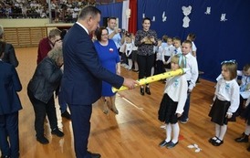 Pasowanie na przedszkolaka w SP nr 1 