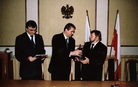 Burmistrz Płońska Andrzej Pietrasik wspomina Szewacha Weissa