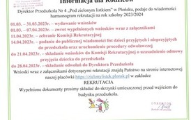 Przedszkole Nr 4 Pod zielonym listkiem w&nbsp;Płońsku