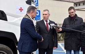 Sekretarz Ambasady&nbsp;Ukrainy w RP i delegacja z Berdyczowa na sesji Rady Miejskiej w Płońsku (38)