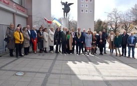 Sekretarz Ambasady&nbsp;Ukrainy w RP i delegacja z Berdyczowa na sesji Rady Miejskiej w Płońsku (35)