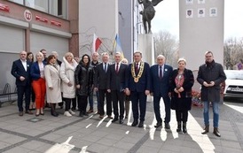 Sekretarz Ambasady&nbsp;Ukrainy w RP i delegacja z Berdyczowa na sesji Rady Miejskiej w Płońsku (34)