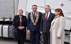 Sekretarz Ambasady&nbsp;Ukrainy w RP i delegacja z Berdyczowa na sesji Rady Miejskiej w Płońsku (28)
