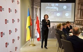 Sekretarz Ambasady&nbsp;Ukrainy w RP i delegacja z Berdyczowa na sesji Rady Miejskiej w Płońsku (25)