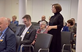 Sekretarz Ambasady&nbsp;Ukrainy w RP i delegacja z Berdyczowa na sesji Rady Miejskiej w Płońsku (22)