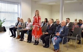 Sekretarz Ambasady&nbsp;Ukrainy w RP i delegacja z Berdyczowa na sesji Rady Miejskiej w Płońsku (5)