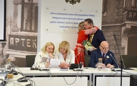 Sekretarz Ambasady&nbsp;Ukrainy w RP i delegacja z Berdyczowa na sesji Rady Miejskiej w Płońsku (2)