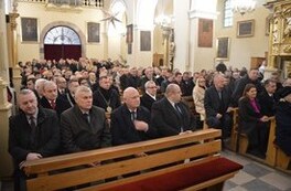 Msza odprawiana w kościele w Czerwińsku z okazji odzyskania praw miejskich przez Czerwińsk