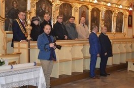 Msza odprawiana w kościele w Czerwińsku z okazji odzyskania praw miejskich przez Czerwińsk