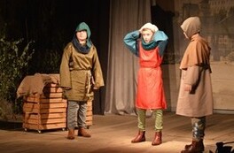 Sala teatralna, gdzie przedstawiony został  spektakl ukazujący dzieje Czerwińska