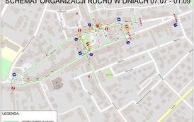 Nowa organizacja ruchu w płońskim rynku 