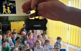 Bezpieczeństwo na drodze - zajęcia w Przedszkolu Nr 3