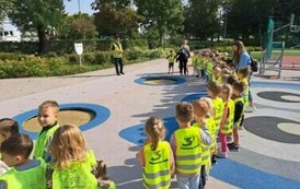 Bezpieczeństwo na drodze - zajęcia w Przedszkolu Nr 3