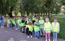 Bezpieczeństwo na drodze - zajęcia w Przedszkolu Nr 3