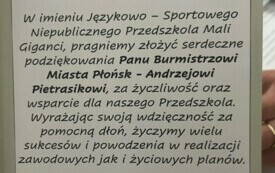 Galeria aktualności Podziękowania dla burmistrza 3324 1