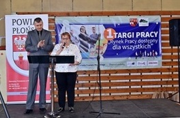 Przemowa pracownik&oacute;w Urzędu Pracy w Płońsku