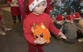 Galeria aktualności Wsp&oacute;lne ubieranie choinki w Urzędzie Miejskim w Płońsku 3489 16