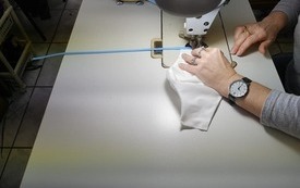 Maski ochronne szyte przez Rogowski Manufaktura Krawiecka 