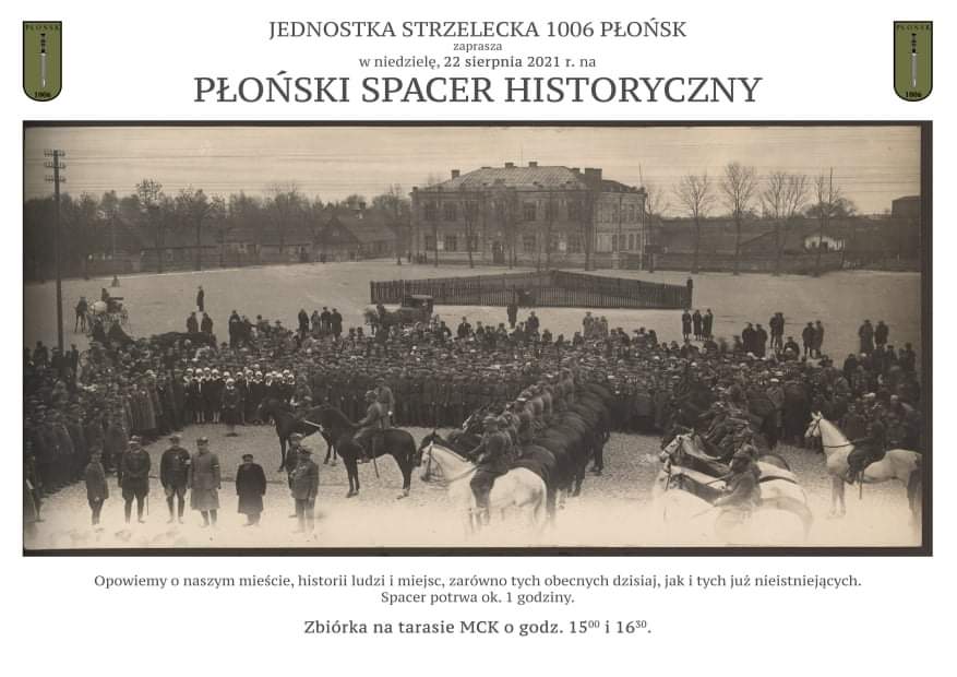 Płoński Spacer Historyczny - 22 sierpnia 2021 r. Płoński Spacer Historyczny - 22 sierpnia 2021 r.