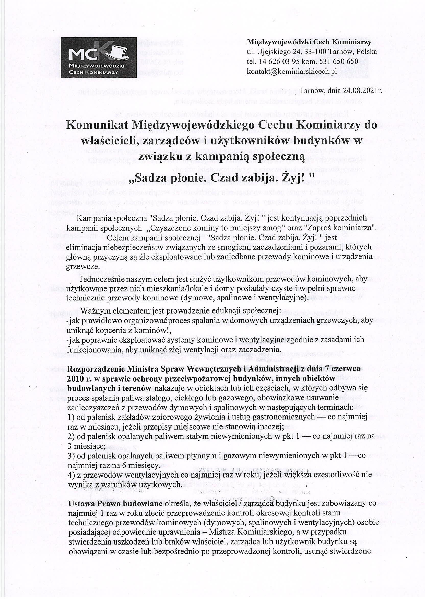 komunikat kominiarzy1
