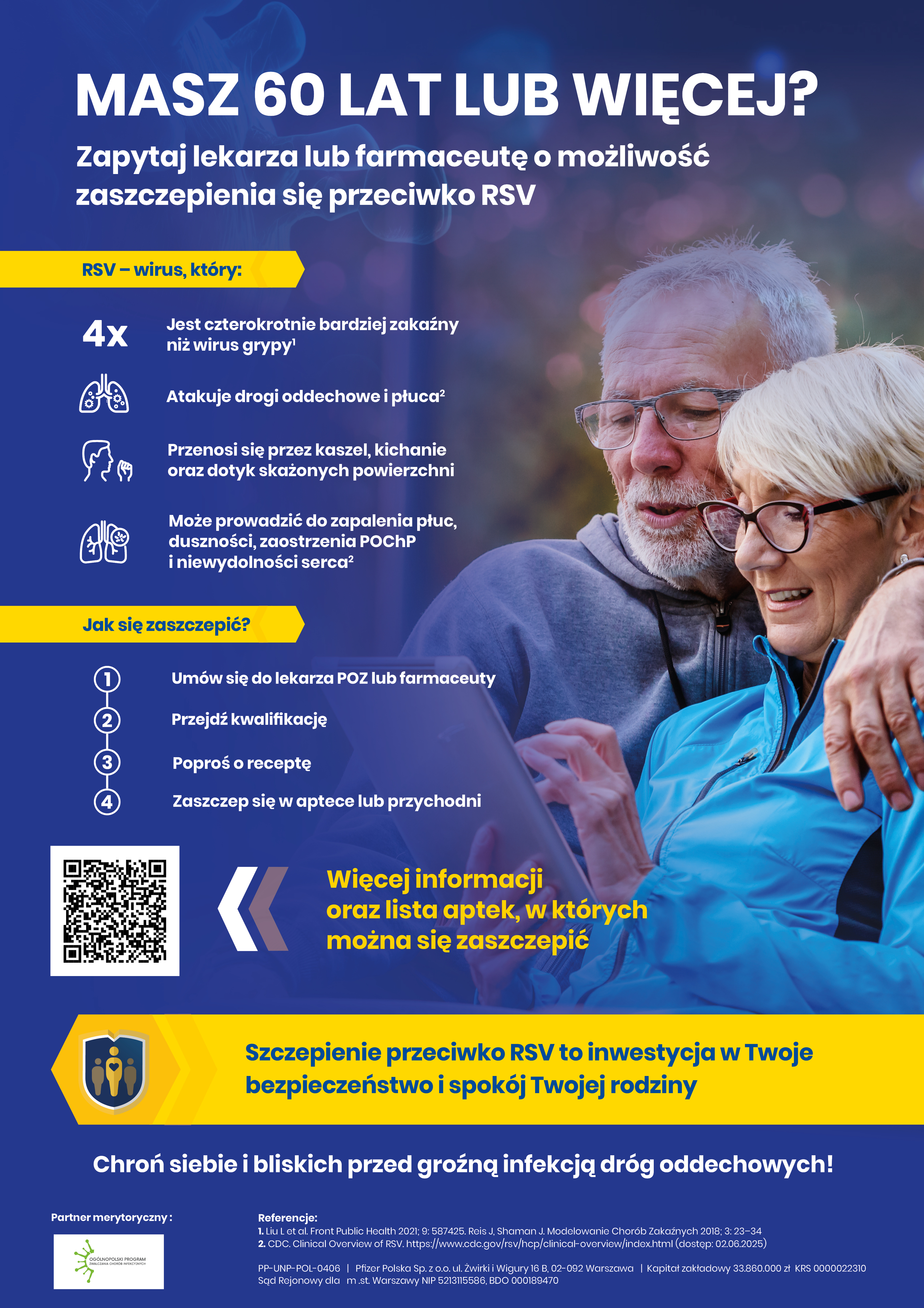 Plakat kampanii przeciwko RSV