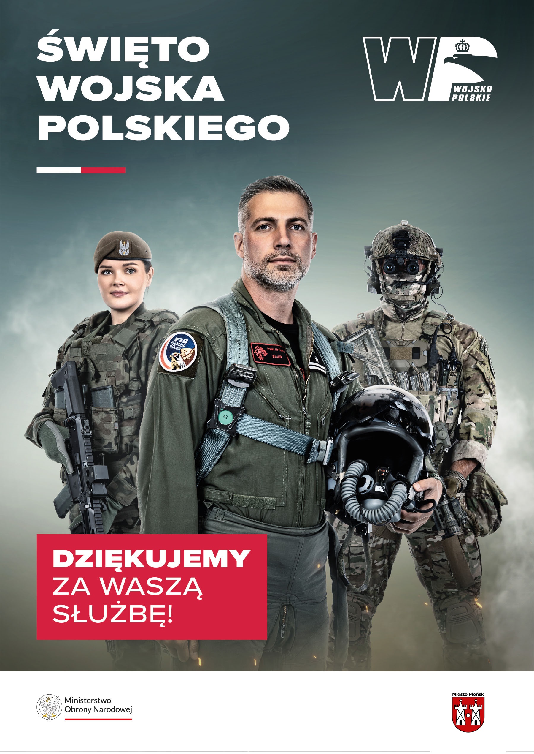 Święto Wojska Polskiego plakat informacyjny