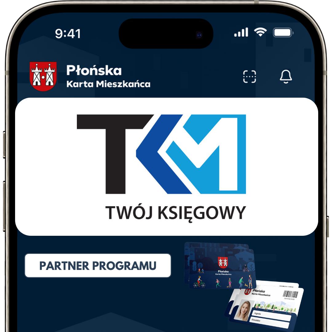 TKMOffice Tw&oacute;j Księgowy - Partner programu Płońska Karta Mieszkańca