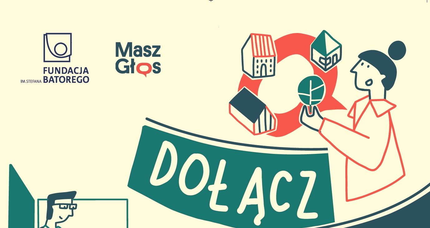 Plakat informujacy o&nbsp;projekcie