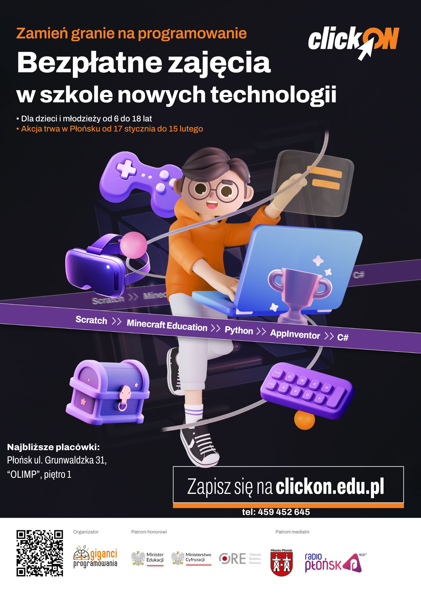 Plakat informujący o&nbsp;wydarzeniu