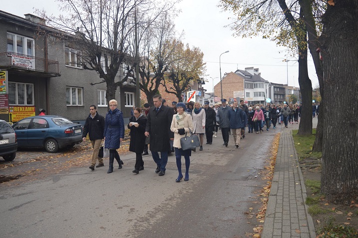 Marsz Milczenia z 2017 r Międzynarodowy Dzień Pamięci o Ofiarach Holokaustu.