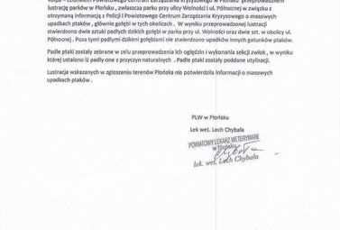 Zdjęcie do Informacja od Powiatowego Lekarza Weterynarii