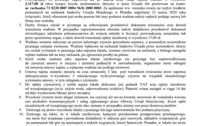 Zdjęcie do Ogłoszenie o przetargu ustnym nieograniczonym na wyłonienie najemcy lokalu użytkowego, położonego w Płońsku przy ul. Grunwaldzkiej 7